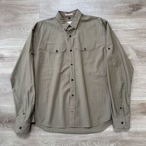 Apolis Global Citizen 100% Merino Wool Military Shirt Men's Size XL *READ DESC*